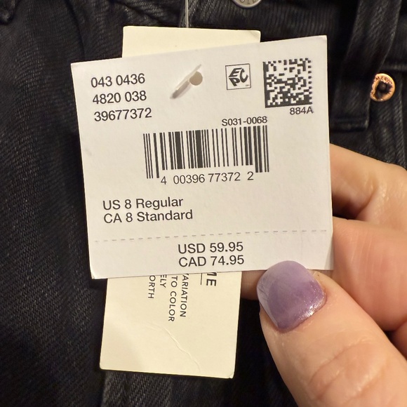 NWT Strigid Mom Destroyed Black Jeans Size 8 / 29W - Picture 11 of 14